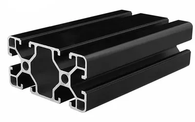OZ4080-180 Perfil de Extrusión de Aluminio con Ranura en T Barra de Techo Negra