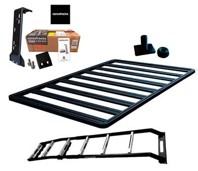 Plataforma de techo para comerciantes + Escalera + 8x Soportes