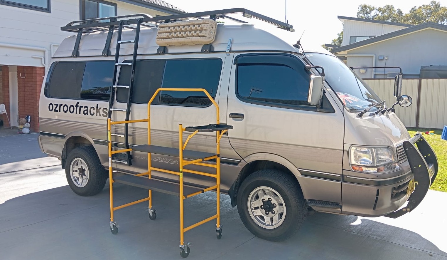 Ozroofracks | Toyota Coaster Bus Roof Racks
