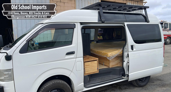 En un   Toyota Hiace Welcab