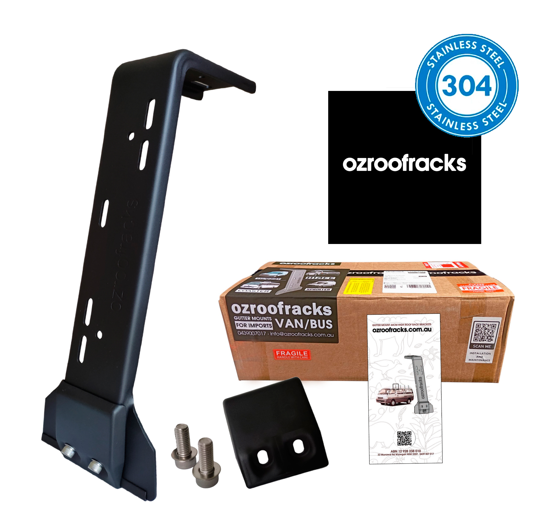 OZ41MS Stainless Steel Multislot Bracket 41CM